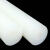 CLCEY白色PA66尼龙棒材耐磨塑料棒料实心圆棒硬增强胶棒棍子泥龙. 直径 直径20mm*1米