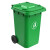 （LJ）垃圾桶 120L轮式有盖塑料垃圾桶（绿色） 单位：个