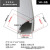 塑料线槽 三角明装PVC线槽阴角直角墙角扇形隐藏电隐形阻燃塑料 H20灰色 h20一个配件