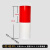 警示桩反光膜交通防撞柱反光贴纸PET电线杆安全隔离标识膜J18317 红白60cm高三红三白 一米价格10米以上联系客服