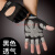 手套护手套健身手套男女护腕器械半指训练房锻炼瑜伽运动透气防滑 黑色标准款 XL(手围21.5-23CM，手很大的男士)