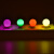 欧普源兴LED彩色灯泡E27螺口小球泡户外装饰室内七彩光源照明节能灯 粉红小彩泡 其它