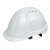 盾守安全帽ABS工地建筑工程领导监理国标防砸防冲击安全头盔夏季透气 德式ABS白色
