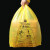 120*140cm/50只垃圾袋新料加厚特厚黄色拉圾袋医院废物包装袋 灰色160升生活垃圾有盖