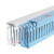 PVC线槽阻燃明装配电箱配电柜走线槽灰白色灰蓝色开口U型工业理线槽 灰白色（高宽） 6025