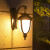花乐集户外庭院灯超亮墙上灯家用室外路灯防水别墅花园欧式接电壁灯 古铜色