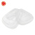 一护梯形滤棉盖防毒面具过滤棉盖防毒面罩滤毒盒盖透明固定盖