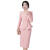 弗洛芊播音主持艺考服装女神范职业套装2023早秋新款设计感西装半裙两件 粉色套装 XL