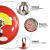 悬挂式七氟丙烷灭火器4KG洁净气体机房专用XQQW4/1.6 七氟丙烷悬挂4kg 碳钢 1A