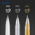 宝克高光标记笔 1.0mm彩色中性笔 大容量高颜值手帐笔 多功能彩色勾线绘画笔 会场宴会签名笔 银色 PC5088 单支体验装