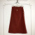 PAZZO半身裙女2024新款夏季时尚洋气VE系列   时尚半身裙品牌女装折扣 红色 S