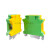 USLKG2.5/3/5/6/10/16/35黄绿双色接地电压UK导轨式接线端子排PE USLKG-35