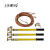JDX-NL-10kV1米铝制平口螺旋接地棒3根25方3*1.5+8米透明软铜线铜接地夹绿帆布袋子