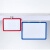 仓库标识牌货架分类标签A4分区强磁仓储物料卡库房标示卡 红色 A5单磁