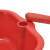 慎固 扫把簸箕套装 红色 双面用烤漆铁杆扫帚垃圾铲组合