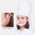 餐饮口罩塑料厨师口罩透明微笑食堂餐厅饭店口罩防雾防飞沫口水罩 3个【试用装】