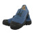 双安 新型耐油鞋蓝色 注塑包头棉布防滑耐磨工地工作劳保防护鞋 布面橡胶耐油鞋 41