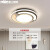 雷士照明（NVC）唯美客厅LED吸顶灯北欧现代客厅餐厅灯饰叠舞32w圆形卧室吸顶灯