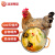 温润食品岭南老母鸡1.2kg农家散养老母鸡500天龄以上生鲜鸡肉老母鸡汤