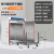 LISM电热鼓风干燥箱双开门高温烘箱恒温干燥箱烤箱工业试验箱老化箱 立式101-6B带推车可承重300