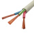 国标电线2芯3芯4芯白色RVV软护套线 1.5 2.5 4平方电缆线 2*4平方 100米