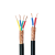 启光电缆（QG）屏蔽软电缆RVVP 300/300V 4芯0.5-2.5平方电缆100米 300/300V 4X1 护套为黑色PVC