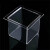 高纯石英池实验专用方盒方形蒸发皿耐高温透光方槽方缸方坩埚方池 50*10*10mm(外尺寸长宽高，玻璃