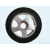 轨电动门伸缩门轮子配件折叠大门头125驱动轱辘橡胶滑轮小轮 通用头轮