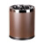 急 垃圾桶创意圾简约现代办公厨房卫生间厕所酒店 10L银圈-黑色大理石纹