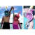 潜水面罩浮潜三宝全干式呼吸管全脸防水泳镜面镜成人儿童游泳装备 黑蓝LXL