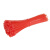 彩色尼龙塑料扎带工业级强力卡扣广告牌喷绘束线绑线大号红黄蓝绿 4*150 500条 宽度2.6mm/红色