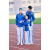 安錔春秋季运动套装男女中国运动会比赛武术教练学生班服校服定制印字 815蓝色套装（上衣+裤子） 4XS(110-120)