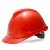 德威狮  标准型ABS安全帽工地领导建筑工程头盔透气男 红色豪华型PE一指键