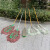 家用户外大扫把竹子扫帚扫院子塑料大号马路扫环卫物业笤帚加长杆 红色塑料丝木杆1个