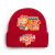 铸固 防寒帽 2024龙年新年针织帽拜年喜庆庆祝帽子可爱温馨氛围感帽子男女款 红色7 成人 