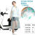 带袖连衣裙雨衣踏板电动车旅游韩国时尚成人徒步有袖步行雨衣雨裙定制定制 透明白(卡通蛙) XXL