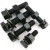 金佩奇 黑8.8级外六角螺栓螺母弹垫平垫套装 M12*100 一套价 高强度螺丝钉螺大全