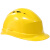 代尔塔102012  耐热耐冲击防震帽无下颚带 透气工作帽子工地 黄色