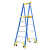 P170-8CNFG玻璃钢平台梯3.4米工业级绝缘人字梯带 P170-3CN FG