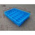加厚塑料箱分格周转箱多格分类盒工具箱30格40格熟胶盒零件螺丝筐 12格外径57x38x8cm 蓝色加厚