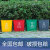 无盖垃圾桶卫生间大号饭店酒店学校工厂长方形厨房垃圾桶垃圾分类 10L带盖四色(默认灰色)