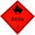 ZUIDID危险品油罐车标识贴易燃液体2气体3腐蚀品货车警示牌安全告示贴纸 35*35cm杂类9-贴纸