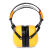 定制强效隔音耳罩完全睡眠专业防噪音工业级专用降噪静音耳机学习睡觉 黄色强效款