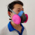 KN100硅胶防尘口罩装修打磨煤矿水泥厂高透气好呼吸可清洗面具罩 硅胶KN100面具一套+1对滤棉 送