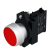 西门子平头按钮3SB6130-0AB40-1BA0绿色启动按钮22mm红色停止开关 红色 2常闭