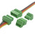 15EDGKP-2.54mm免焊对接对插式2EDGRK插拔绿色接线端子插头插座套 22p对接整套