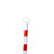 雨林军 路锥连接杆 伸缩杆 PVC警示杆 交通设施雪糕桶筒反光警示杆 塑料连接杆 红白2米 单位：个