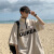 KTBOBO-DREAM法式工装t恤 美式机能冲锋衣短袖套装男夏季潮牌重磅日系 卡其 M