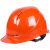 THOVER定制欧式帽工地男夏国标ABS透气施工建筑工程防护头盔定制印字 欧式透气款-橙色（按钮）