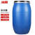 桶化工废液废液油桶桶蓝灰废泔水桶桶塑料桶带盖收集桶潲密封 60L直径42cm高62cm加厚新料